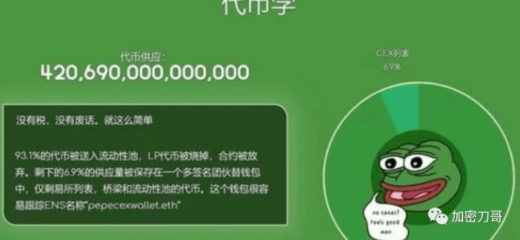 最近币圈神话一定是PEPE(佩佩)，暴涨30万！