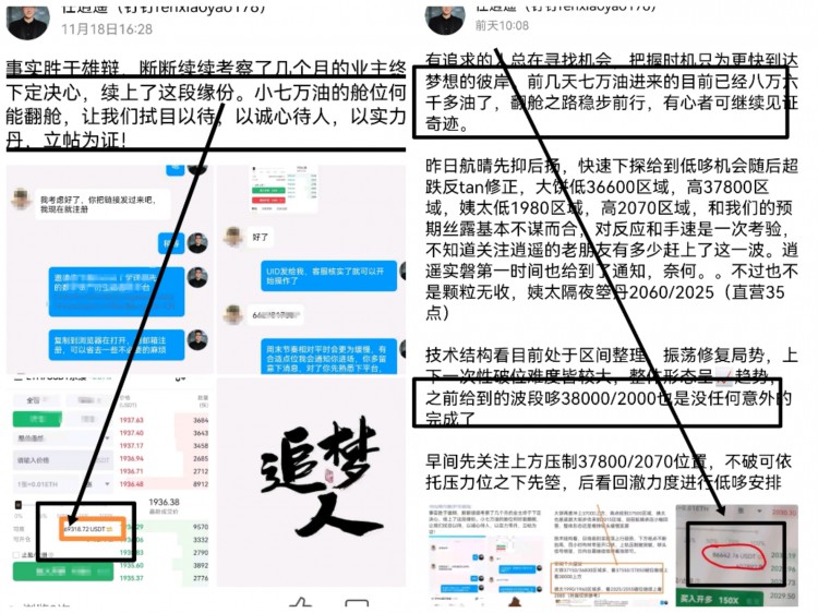 [任逍遥]比特币隔夜空单卡点拿捏