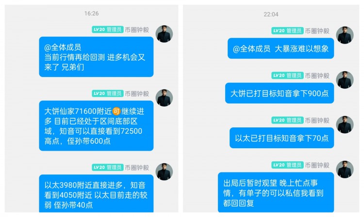 [币圈钟毅]周二行情再次震荡