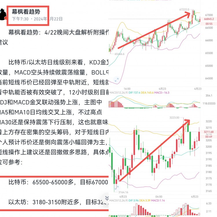 [幕枫看趋势]多单策略思路布局再次拿利！