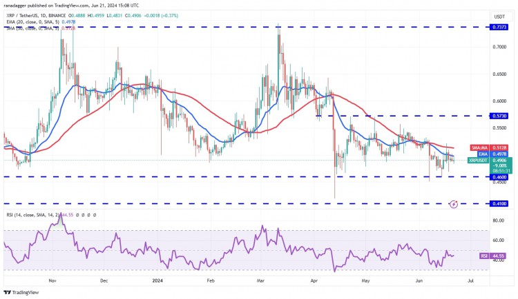 XRP 价格分析。