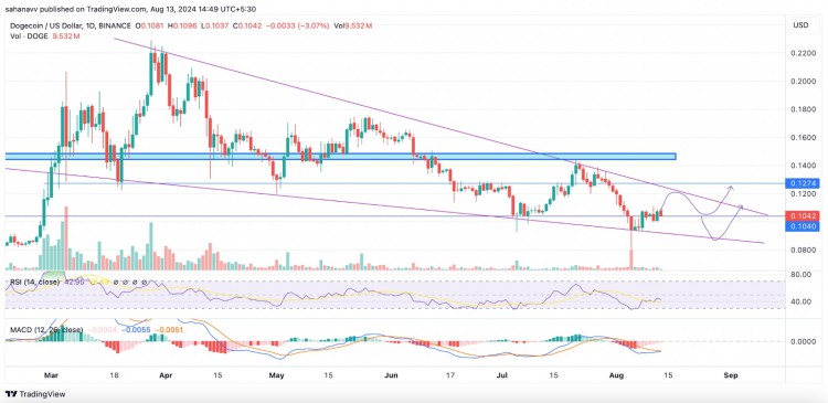 狗狗币价格分析:狗狗币价格何时可能引发 35% 的上涨!